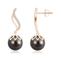 Authenticity Guarantee

ANGARA Tahitian Pearl Flame Earrings with Diamonds 14... - $1,775.37