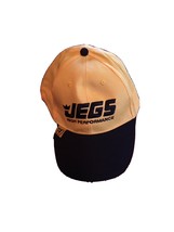 * JEGS High Performance Yellow Black Strapback Hat Baseball Cap Hat - $4.70