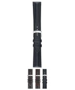 Morellato Race Genuine Water Resistant Leather Watch Strap - Black/White... - $35.95