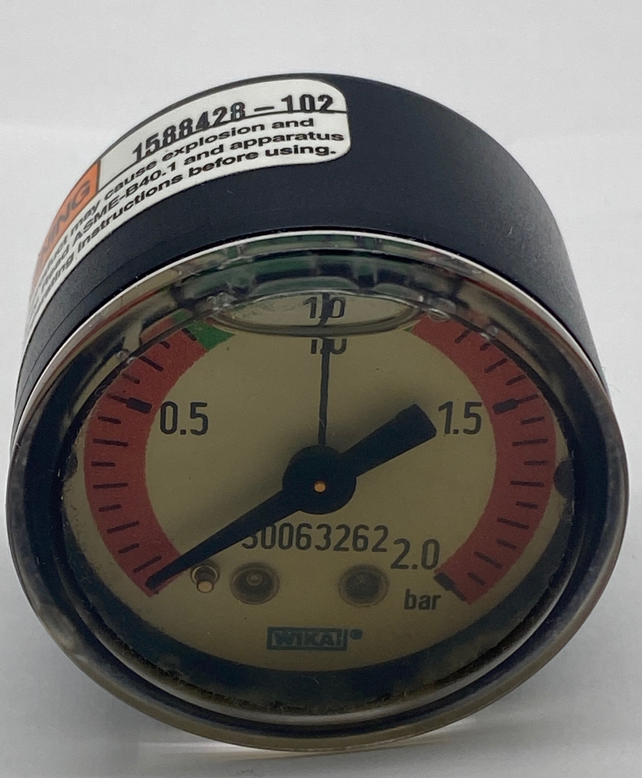 Wika 30063262 Pressure Gauge 1-2 Bar  - $12.35