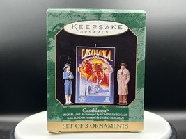Hallmark 1997 Casablanca Set of 3 Miniature Christmas Ornaments - £9.59 GBP