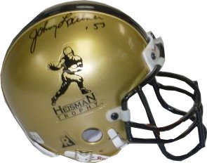 Johnny Lattner signed Gold Heisman Authentic Mini Helmet '53 (Notre Dame Fightin - $83.95