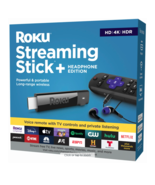 Roku Streaming Stick+ 4K Headphone Edition with Voice Remote with TV Pow... - $79.99