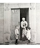 Doorway Of The Old Williams House Print 1908 Boy Captive In Canada Art DWT3 - $27.32 CAD