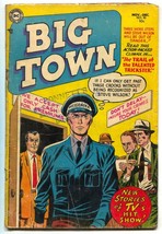 Big Town #30 1954-DC-hit TV series-pre-code crime &amp; violence-G/VG - £43.50 GBP