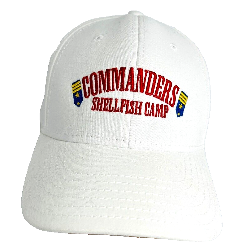 Shellfish Riddle Hat Commanders Shellfish Camp Restaurant Baseball Cap Fitted S M Hat Cap ...