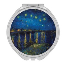 Starry Night Vincent Van Gogh : Gift Compact Mirror Famous Oil Painting Art Arti - £10.38 GBP