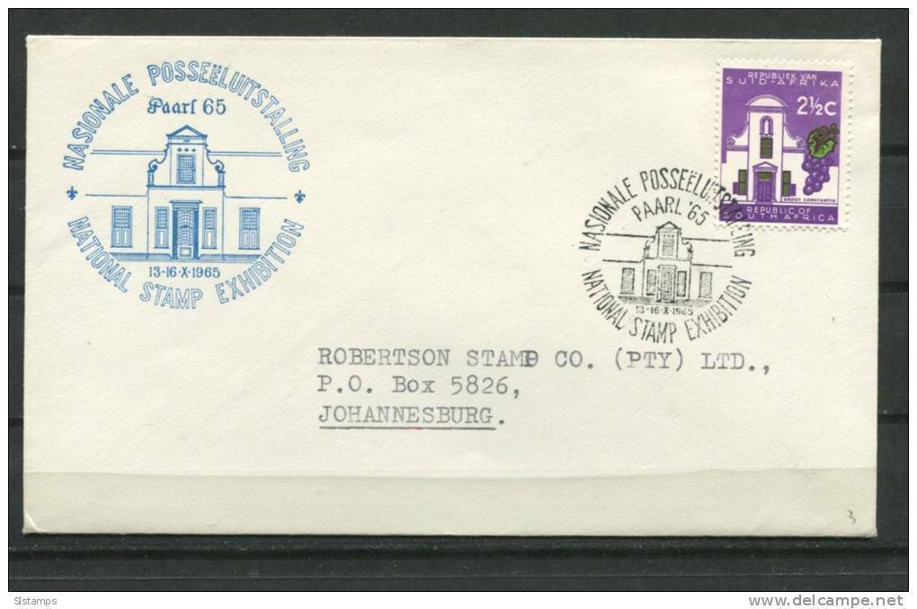 South Africa 1965 Cover Special cancel Phil Exhibition - $2.97