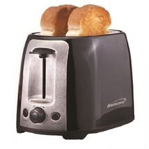 Brentwood  2 Slice Cool Touch Toaster ; Black and Stainless Steel - £43.74 GBP