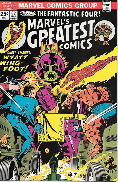 Primary image for Marvel's Greatest Comics Comic Book #62 Fantastic Four 1976 FINE+/VERY FINE-