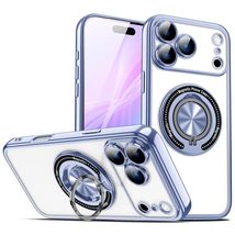 Generic Compatible for iPhone 14 Pro (Color: Blue) Magnetic Ring Stand H... - $47.20