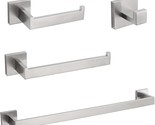 Wall-Mounted Towel Bar Set, Brushed, 23-Point 6-Inch Velimax Premium Sta... - $71.93