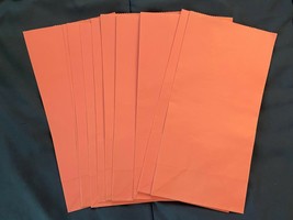 10 Blank Pink Party Bags 10.5 X 5 X 3 1/4" *NEW* k1 - $5.99