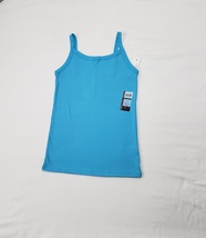 Adult Blue Cami No Boundaries Ribbed Stretch Tank Top Undershirt Size S 3-5 NWT - £12.64 GBP