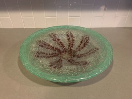 Vintage WMF Ikora Glass Bowl Karl Wiedmann  Germany German Art Deco Glass 13&quot;!! - £123.66 GBP