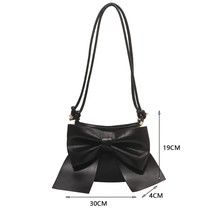 Big Bow  Bags PU Leather Women Handbags Lady Travel Casual Party Clutch for Wome - £86.63 GBP