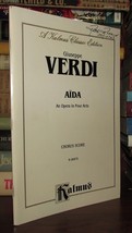 Verdi, Giuseppe AIDA An Opera in Four Acts, Chorus Score Vintage Copy - £52.12 GBP