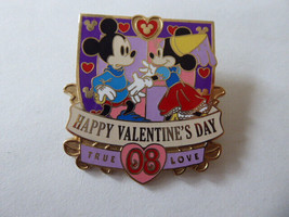 Disney Trading Pins 59793     DLR Cast Member - Valentine&#39;s Day 2008 - Minnie &amp; - $46.75