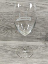 Mackinac Bridge Wine Glass-Wine Glass Imprinted With Image of the Bridge On It - £3.96 GBP