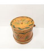 Vintage Genuine Woodcrafters Hand Painted Pinecone Ice Bucket Wooden Bar... - €31,25 EUR