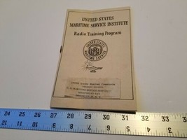 United States Maritime Service Institute Radio Training Program Home Tre... - $23.74