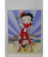 Betty Boop 1999 Car Hop Drive-In Diner  12&quot; x 16&quot; Tin Metal Sign - £14.46 GBP