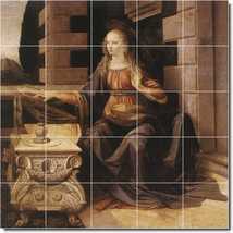 Leonardo Da Vinci Woman Painting Ceramic Tile Mural P05439 - £199.37 GBP+