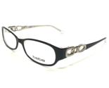 bebe Eyeglasses Frames BB5022 BANGLES 002 JET Oval Chains Full Rim 51-15... - $69.91
