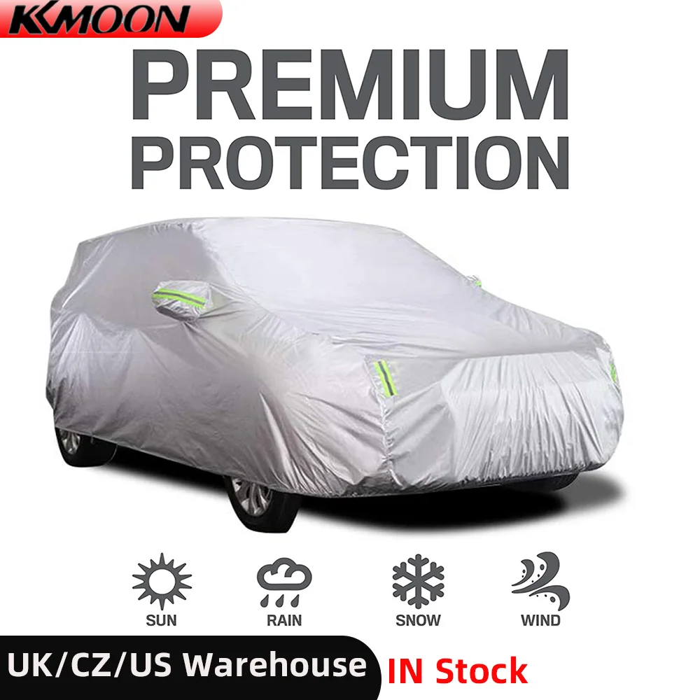 Car Cover Full Covers with Reflective Strip Sunscreen Protection Dustproof UV - £35.96 GBP+