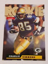 Charlie Simmons Green Bay Packers 1995 Skybox Impact Rookie Card #195 - £0.76 GBP