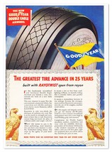 Print Ad Goodyear Double Eagle Airwheel Tire Vintage 1938 Advertisement - £11.75 GBP