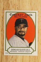 2005 Topps Baseball Card Cracker Jack Mini Sticker #85 Johan Santana Min... - $1.83
