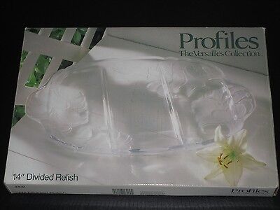 Profiles The Versilles Collection 14&quot; Divided Relish Tray NEW - $24.99