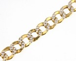 Men&#39;s Bracelet 10kt Yellow and White Gold 416945 - £238.26 GBP