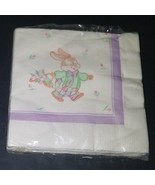 VTG Easter Bunny Luncheon Napkins 3 ply 13.5&quot;x13.5&quot; American Greetings S... - £6.57 GBP