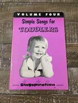 Simple Songs For Toddlers Vol 4 Song Book - $327.24