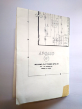 Apollo Pinball Machine Original Vintage Game Schematic Wiring Diagram 1967 - £30.80 GBP