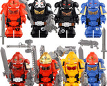 8Pcs Ultramarines Warrior Minifigures Blood Angels Black Templer Mini Bl... - $24.69