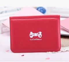 12 Bits Bow-knot Printing Card Case Girl Women Business Credit Card Holder Leath - £16.21 GBP