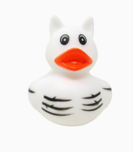 Zebra Rubber Duck 2 inch Zoo Wild Jungle Animal White Black  Jeep Hide o... - $8.92