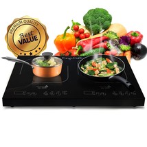 MegaChef 1400 Watt Dual Induction Cooktop - $3,665.74 MXN