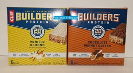 Clif Builders Protein 20 Gram Vanilla Almond &amp; Chocolate Peanut Butter (2 Boxes) - £29.85 GBP