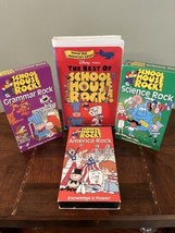 Set of 4 School House Rock VHS Tapes: Grammar, America Rocks, Science &amp; Best of! - £9.78 GBP