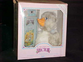 Talking Hector Ugly Duckling With Box, Tape, Book, Cord From Mother Goose 1987 - £272.91 GBP