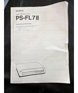 Sony Stereo Turntable PS-FL7II Manual Operating Instructions - $32.66
