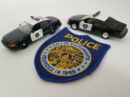 Roadchamps 1:43 Diecast Police Cruisers and Agency Police Patch (Sacramento, CA) - £46.95 GBP