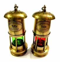 Nautical Oil Lamp Lantern Brass Ship Minor Maritime Antique Boat Light S... - £58.61 GBP