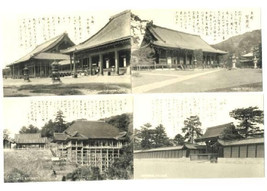 4 Kyoto RPPC Japan Nishihonganji Chioin Temple Imperial Palace Temple Kiyomizu.  - $13.86