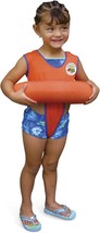 Poolmaster Learn-To-Swim Vest, Adjustable Tube Floatation Swim Trainer, Orange - $41.99