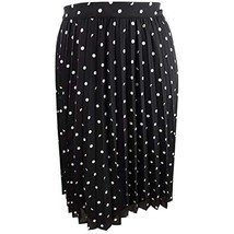 MSRP $60 Maison Jules Women&#39;s Midi Skirt Dot Party Black Size 2XL - £15.84 GBP